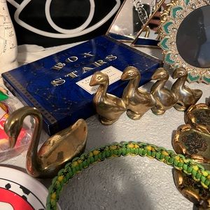 Bronze Swan and Babies